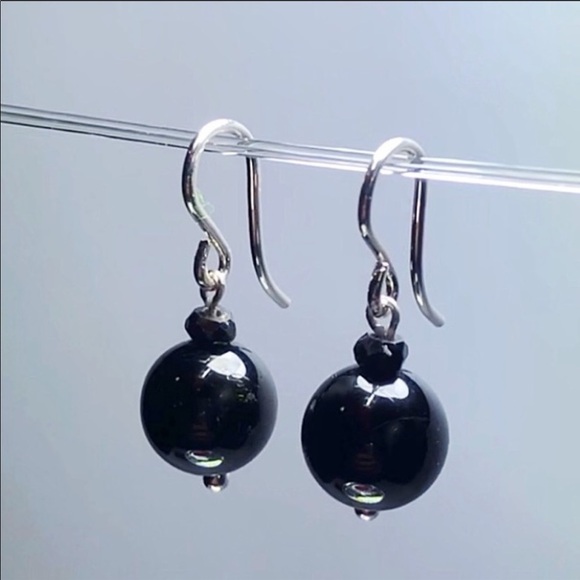 Genuine Tourmaline and 925 Silver Earrings! - Picture 3 of 3
